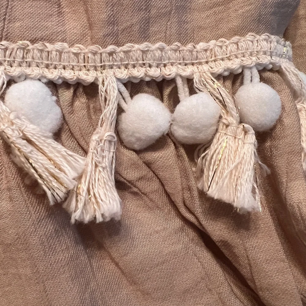 Boho Crochet Tassel Maxi Skirt Festival Western Cottagecore NWT - Picture 4 of 7